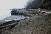 View south along the beach